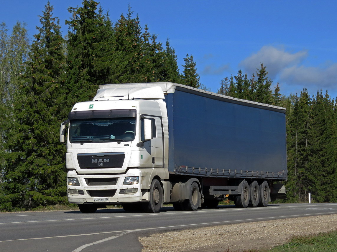Воронежская область, № К 781 ВМ 136 — MAN TGX ('2007) 18.440