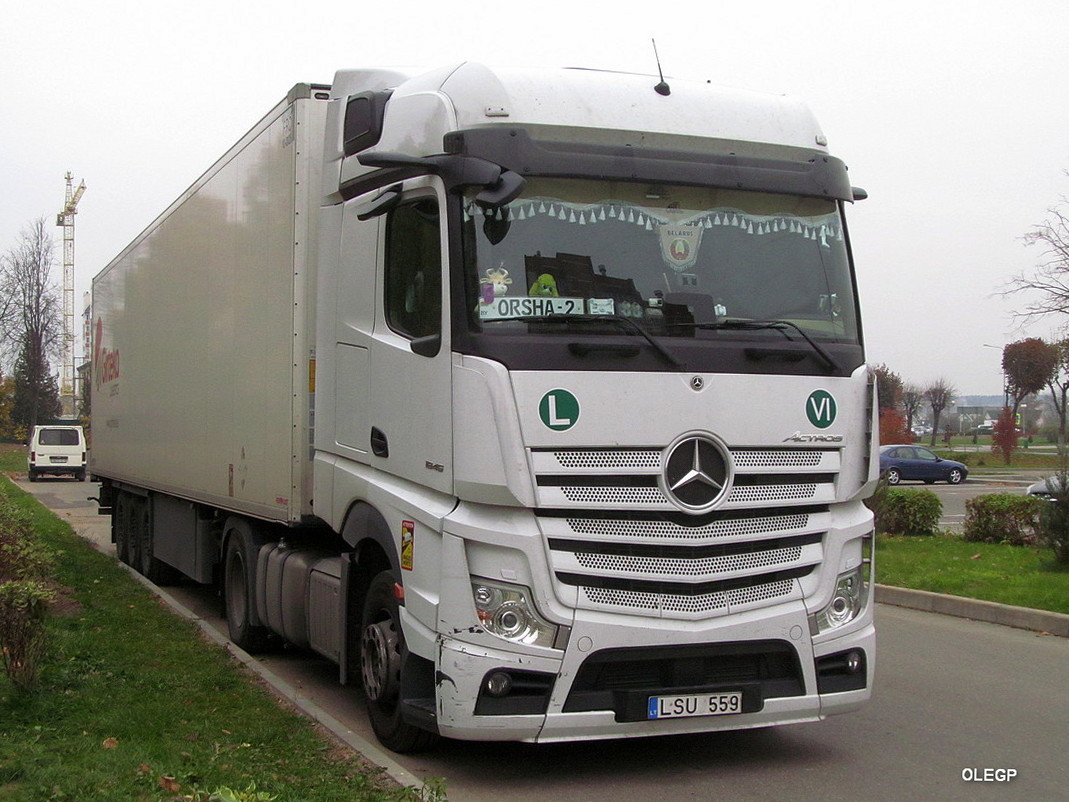 Литва, № LSU 559 — Mercedes-Benz Actros ('2018) 1845
