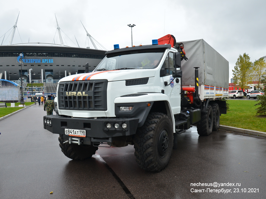 Санкт-Петербург, № Е 841 АТ 198 — Урал NEXT 4320-72; Санкт-Петербург — Финал соревнований по скоростному маневрированию на пожарных автомобилях "Трасса-01", 23.10.2021