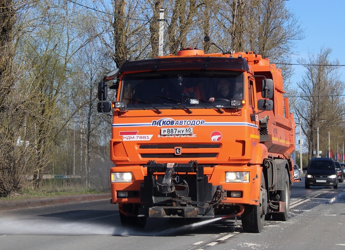 Псковская область, № Р 887 НУ 60 — КамАЗ-53605-A5(48)