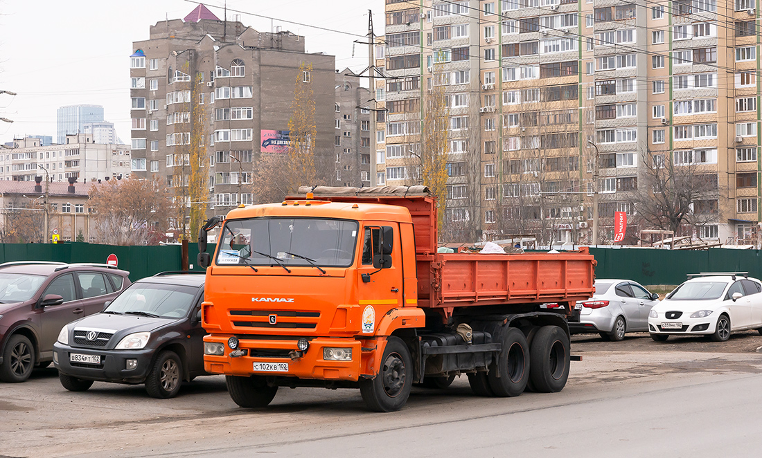 Башкортостан, № С 102 КВ 102 — КамАЗ-65115-L4(19)
