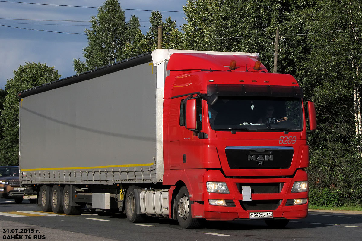 Московская область, № М 340 СХ 190 — MAN TGX ('2007) 18.400