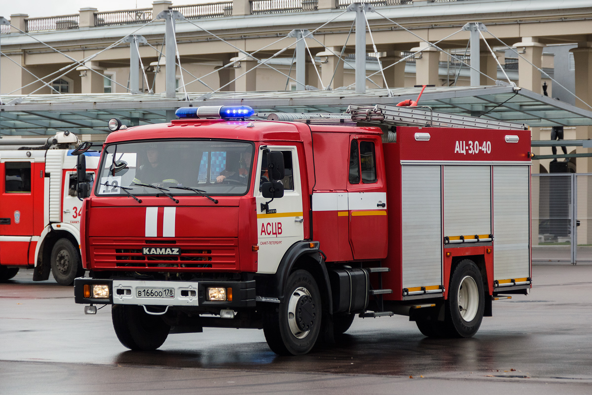 Санкт-Петербург, № В 166 ОО 178 — КамАЗ-43253-A3(96); Санкт-Петербург — Финал соревнований по скоростному маневрированию на пожарных автомобилях "Трасса-01", 23.10.2021