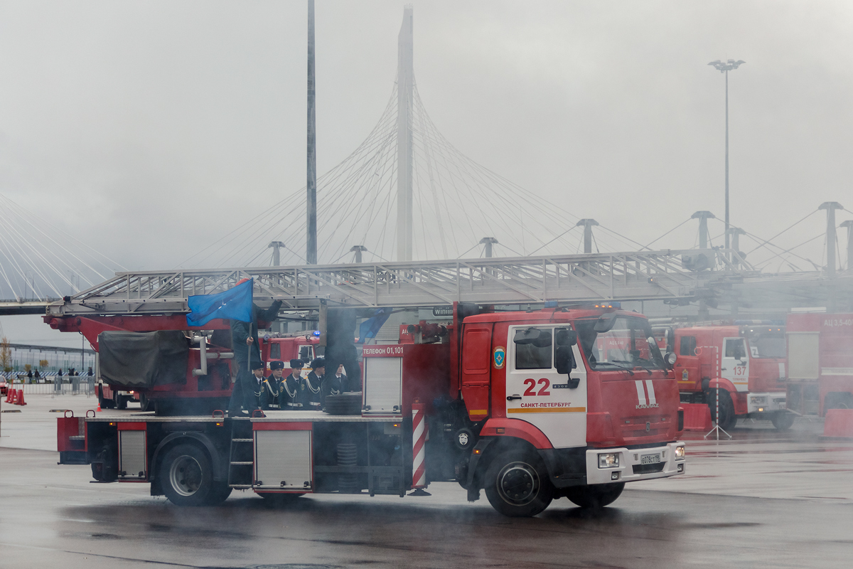 Санкт-Петербург, № Е 078 СТ 198 — КамАЗ-4308-G5(69); Санкт-Петербург — Финал соревнований по скоростному маневрированию на пожарных автомобилях "Трасса-01", 23.10.2021