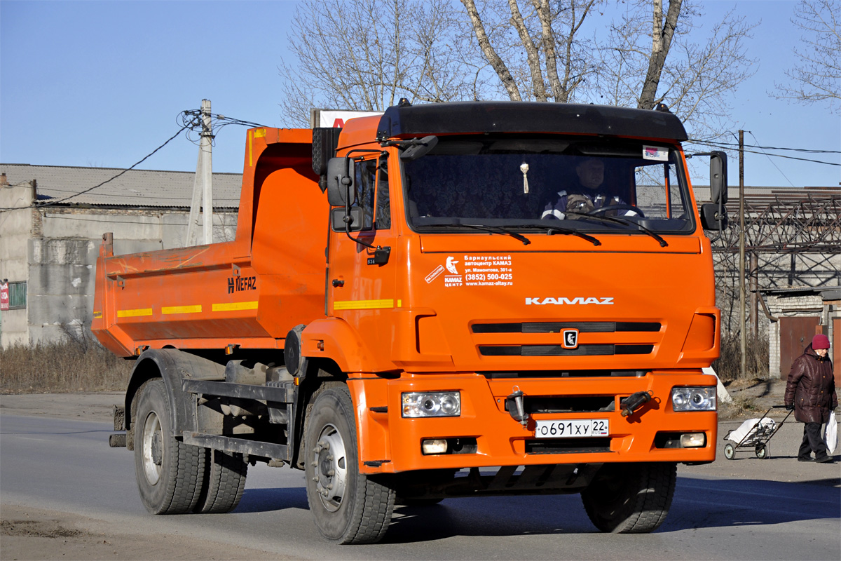 Алтайский край, № О 691 ХУ 22 — КамАЗ-53605-L4(19)