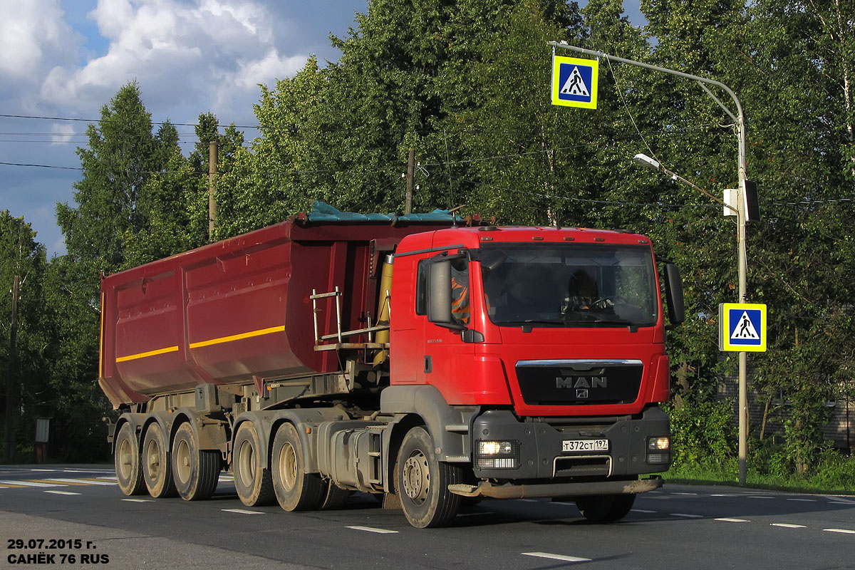 Москва, № Т 372 СТ 197 — MAN TGS 33.440