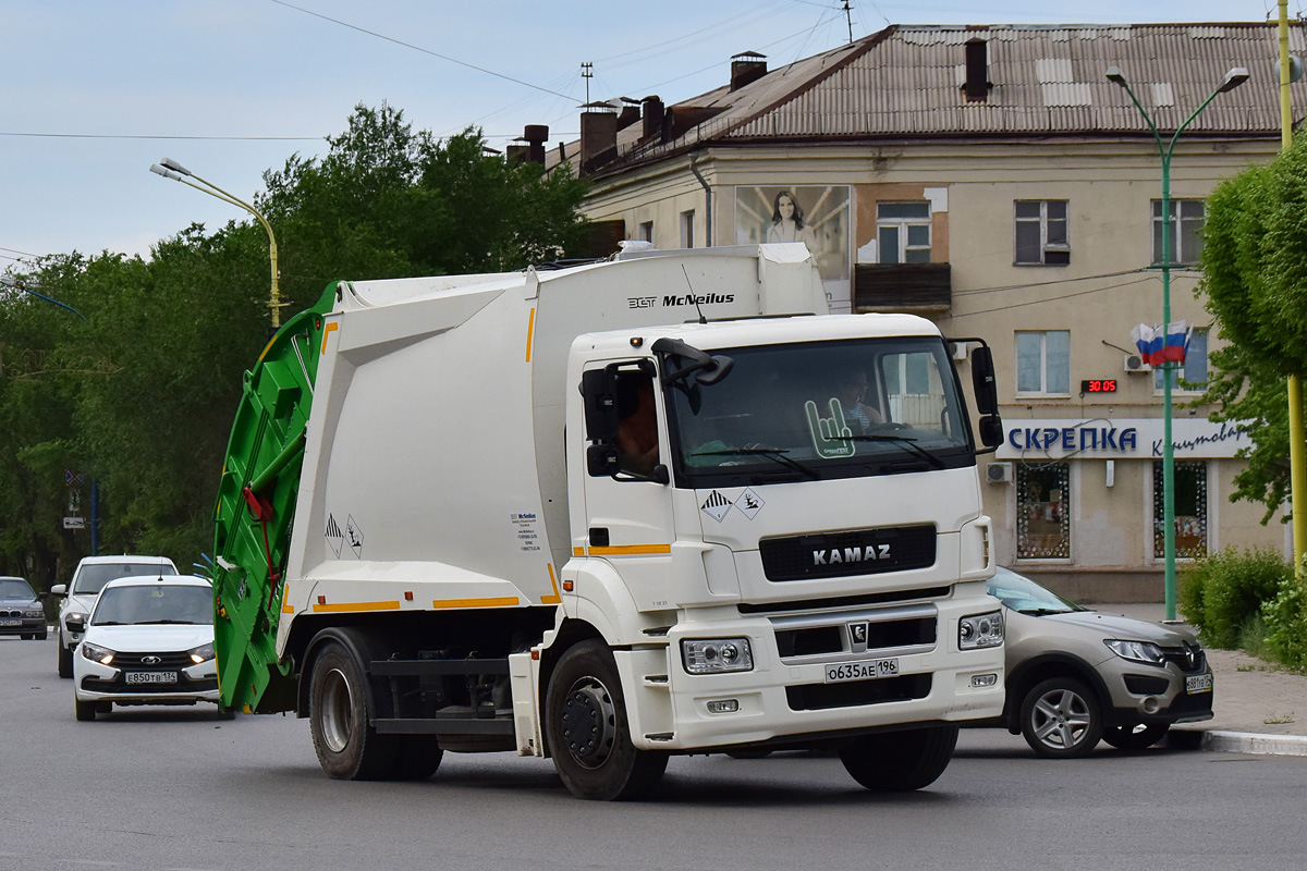 Волгоградская область, № О 635 АЕ 196 — КамАЗ-5325-G5(69)