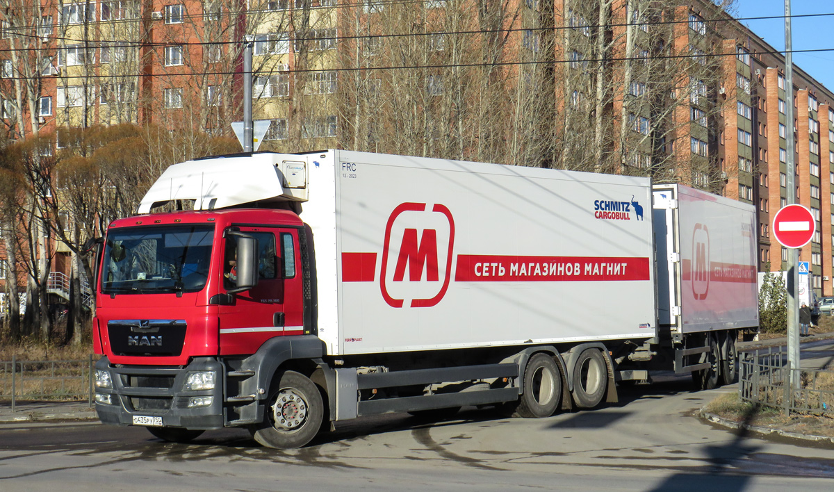 Омская область, № О 435 РУ 750 — MAN TGS 28.360