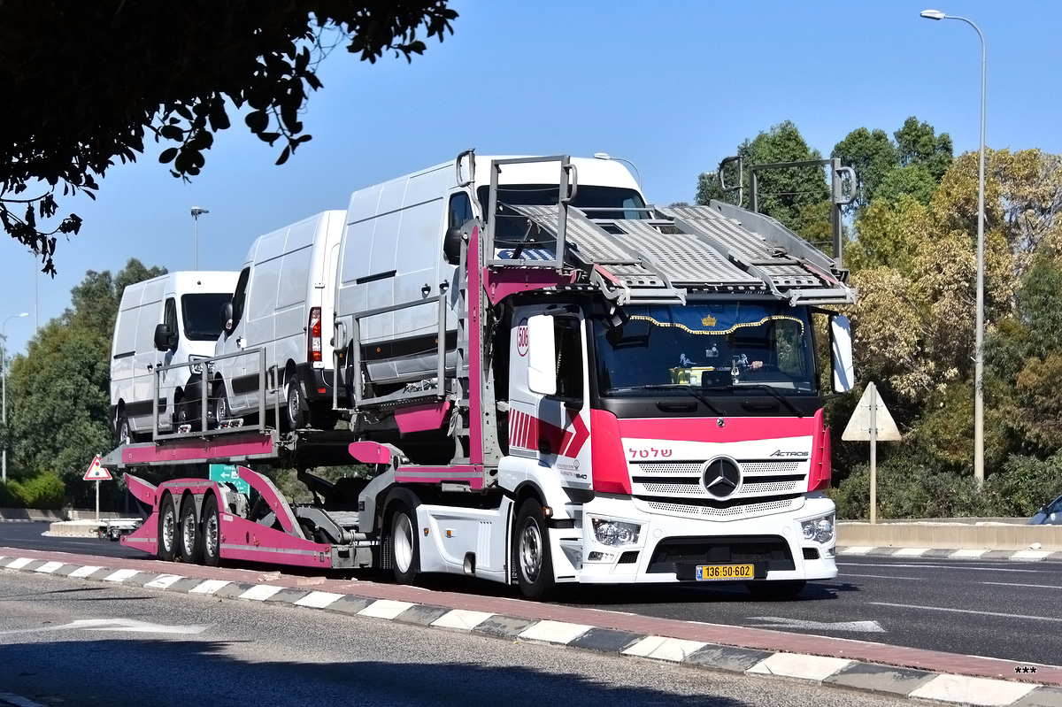 Израиль, № 136-50-602 — Mercedes-Benz Actros ('2018)