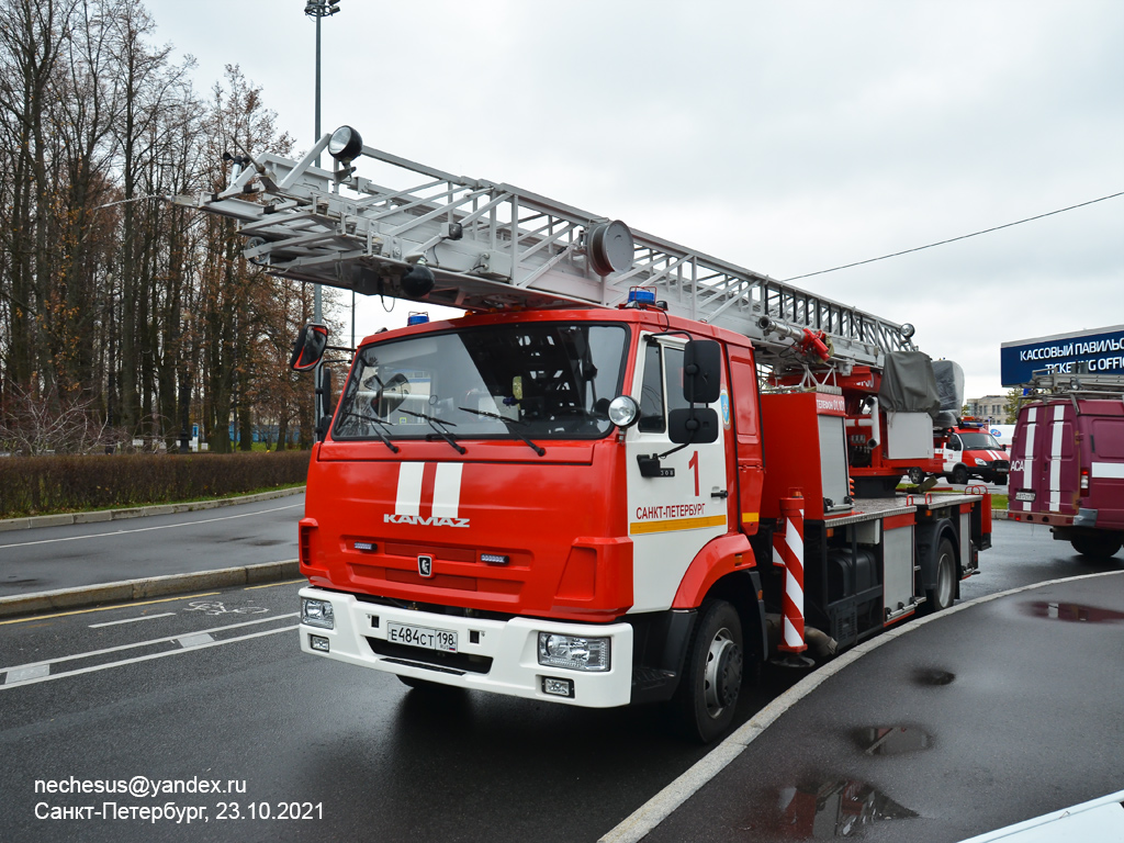 Санкт-Петербург, № Е 484 СТ 198 — КамАЗ-4308-G5(69); Санкт-Петербург — Финал соревнований по скоростному маневрированию на пожарных автомобилях "Трасса-01", 23.10.2021