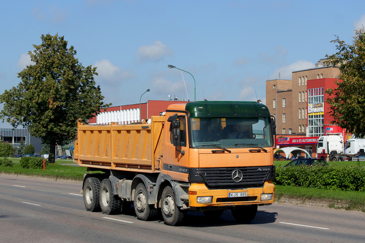 Литва, № KJS 665 — Mercedes-Benz Actros ('1997) 4143