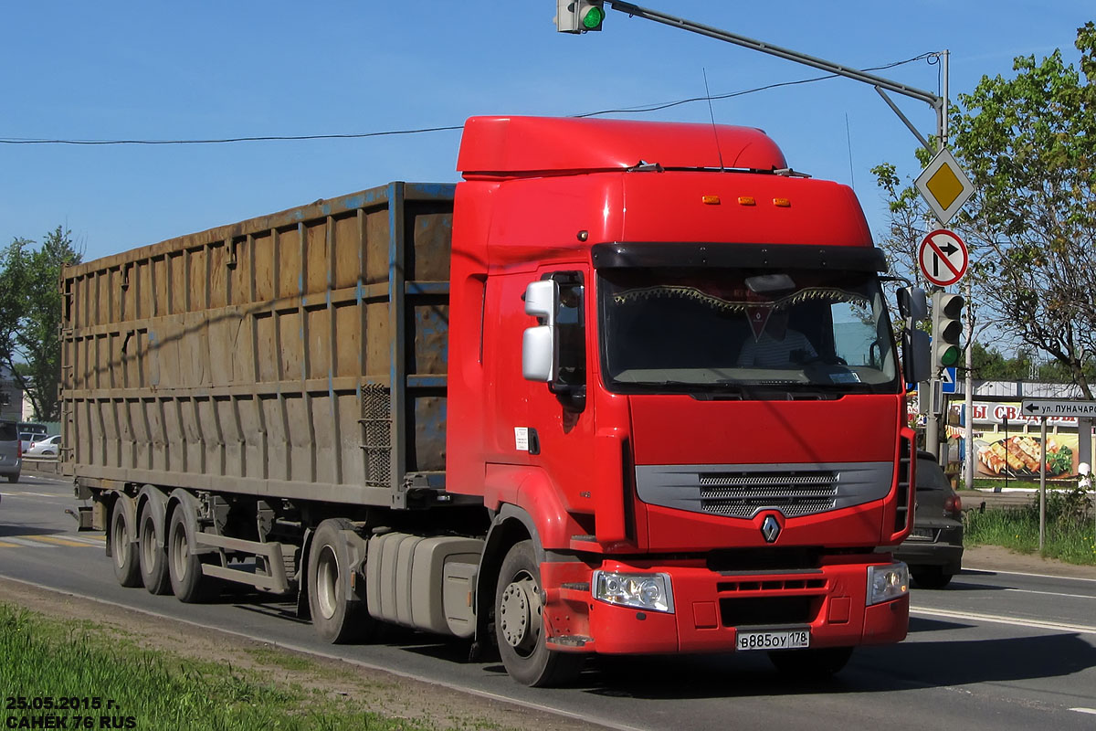 Санкт-Петербург, № В 885 ОУ 178 — Renault Premium ('2006) [X9P]