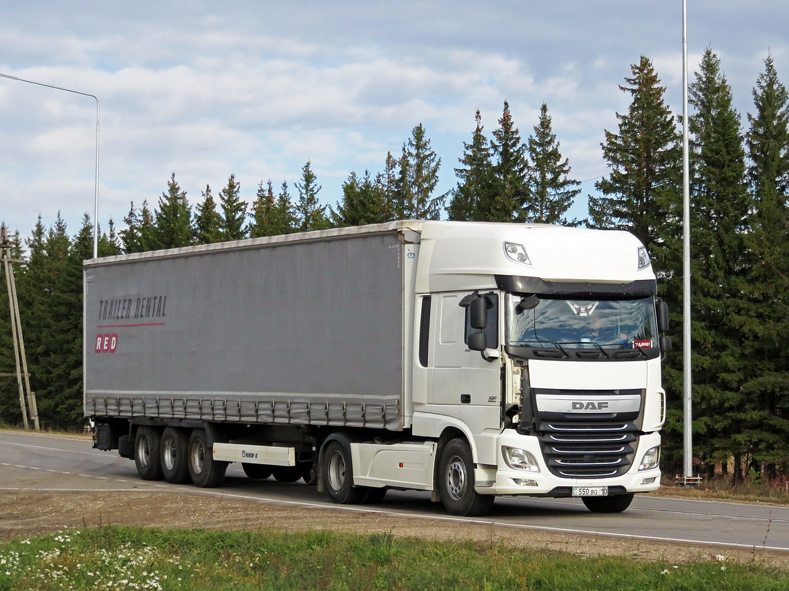 Костанайская область, № 550 BG 10 — DAF XF Euro6 FT