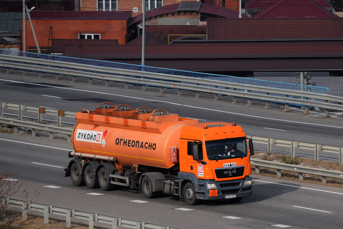Ставропольский край, № В 386 ТВ 26 — MAN TGS 19.360