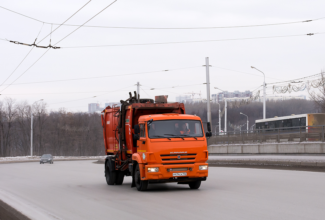 Башкортостан, № Р 474 СК 102 — КамАЗ-43253-A3(96)