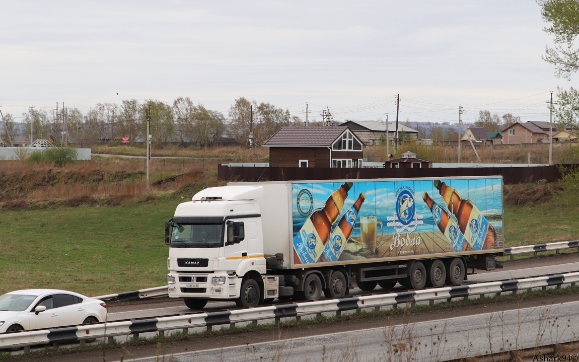 Алтайский край, № С 389 ХО 22 — КамАЗ-65209-S5(87)