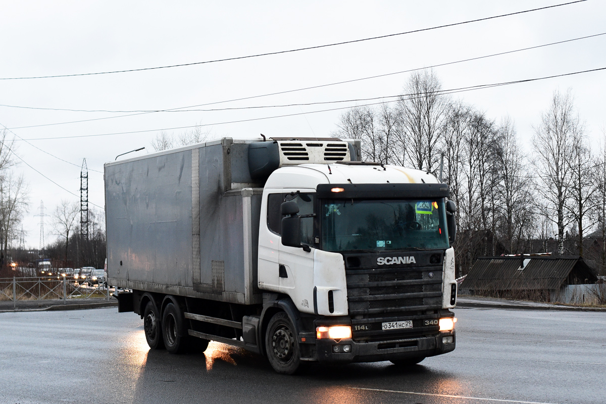 Архангельская область, № О 341 НС 29 — Scania ('1996) R114L
