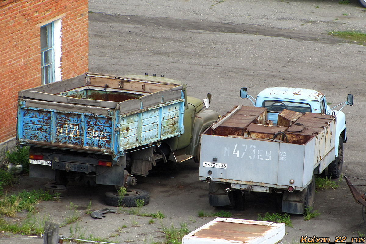 Алтайский край, № Н 121 ВН 22 — ЗИЛ-431410; Алтайский край, № М 473 ЕУ 22 — ГАЗ-52-01 (ГАЗ-52А)