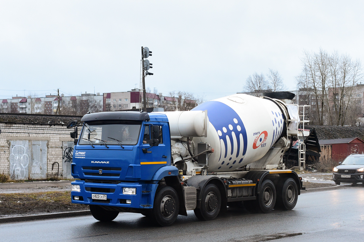 Архангельская область, № О 822 СХ 29 — КамАЗ-65201-B5(49)