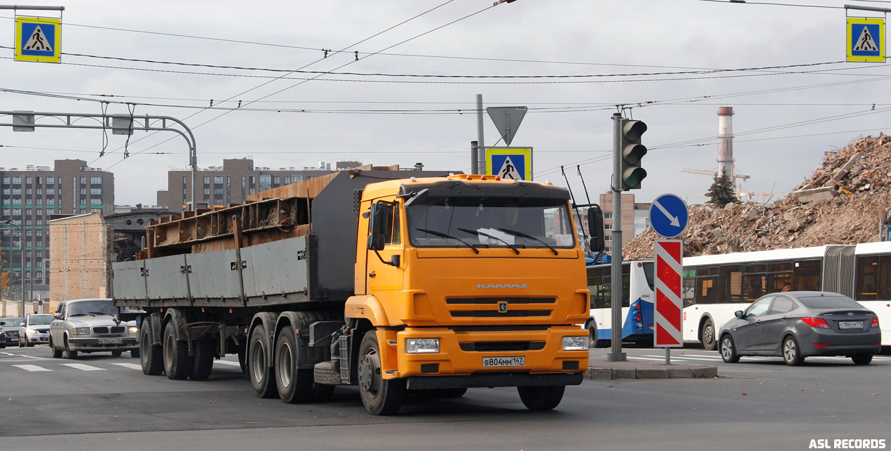 Ленинградская область, № В 804 ММ 147 — КамАЗ-65116-A5(48)