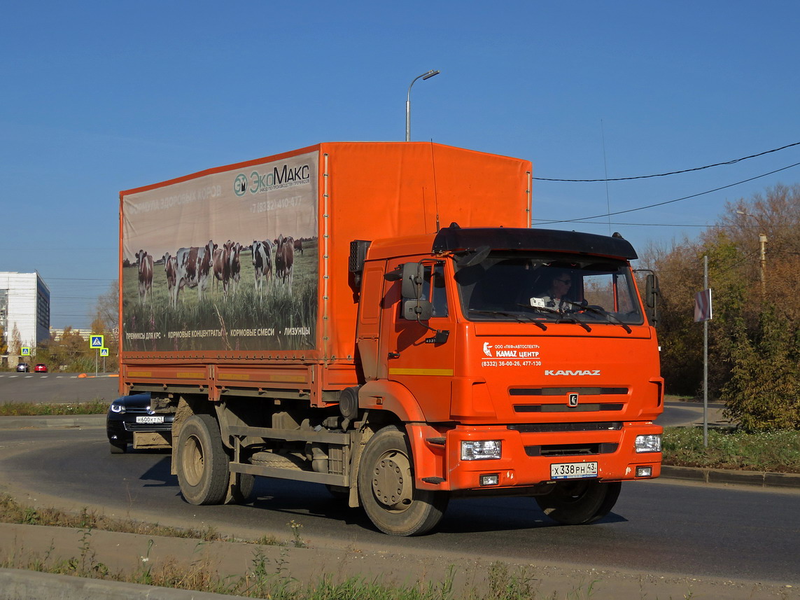 Кировская область, № Х 338 РН 43 — КамАЗ-43253-G5(69)