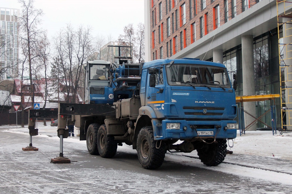Удмуртия, № Х 191 ХС 18 — КамАЗ-43118-RF(08) [43118F-R]