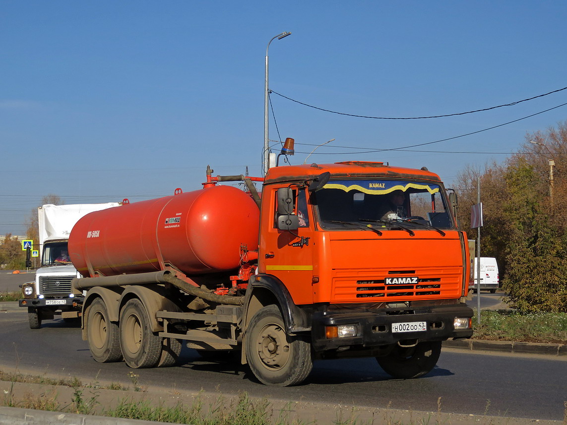 Кировская область, № Н 002 ОО 43 — КамАЗ-65115-62