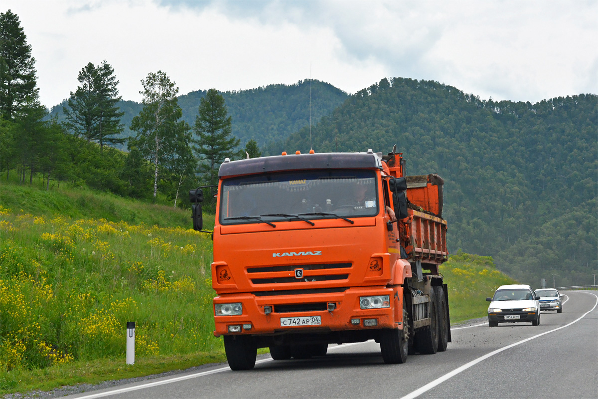 Алтай, № С 742 АР 04 — КамАЗ-65115-A4(23)