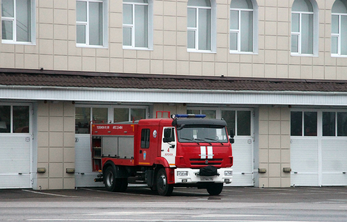 Воронежская область, № О 374 ВС 136 — КамАЗ-43253-G5(69)