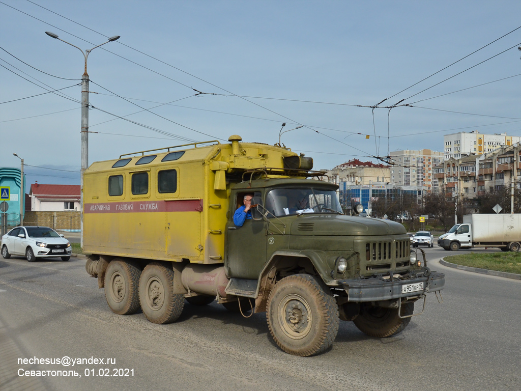 Севастополь, № А 951 КР 92 — ЗИЛ-131 (общая модель)