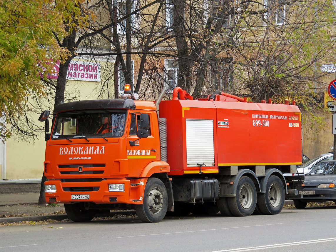 Кировская область, № М 907 РМ 43 — КамАЗ-65115-A5(48)