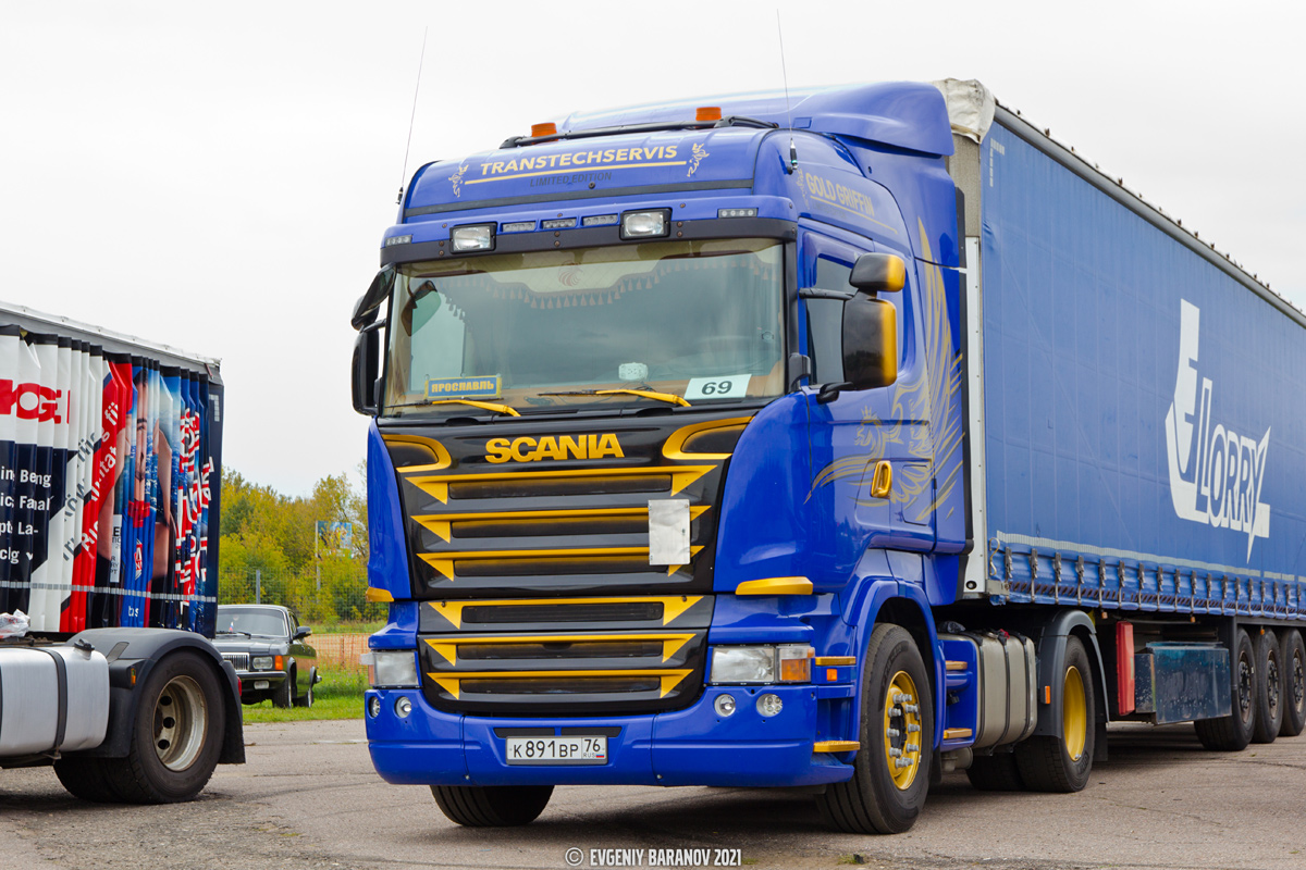 Ярославская область, № К 891 ВР 76 — Scania ('2004) R380; Московская область — Фестиваль Truckfest 2021 — сентябрь