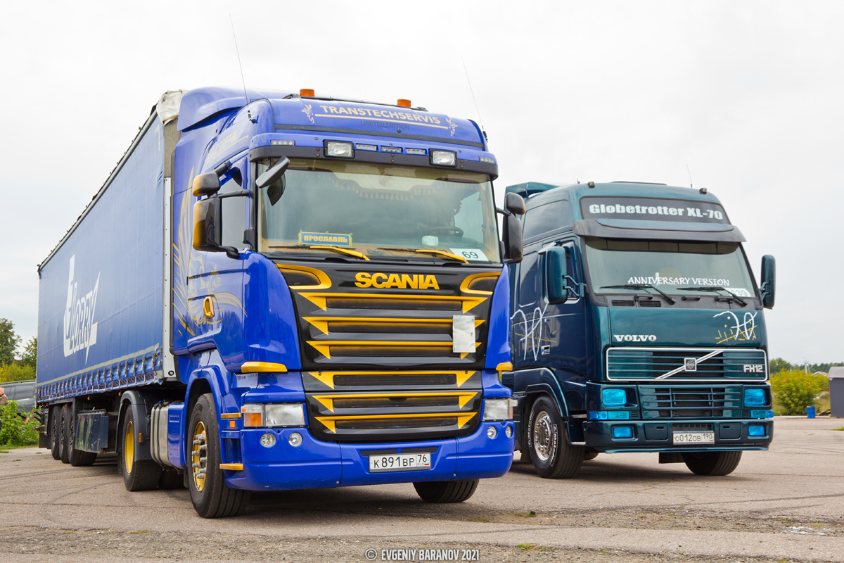 Ярославская область, № К 891 ВР 76 — Scania ('2004) R380; Московская область — Фестиваль Truckfest 2021 — сентябрь