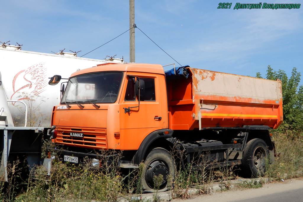 Орловская область, № Е 917 ВМ 57 — КамАЗ-43255-A3(96)