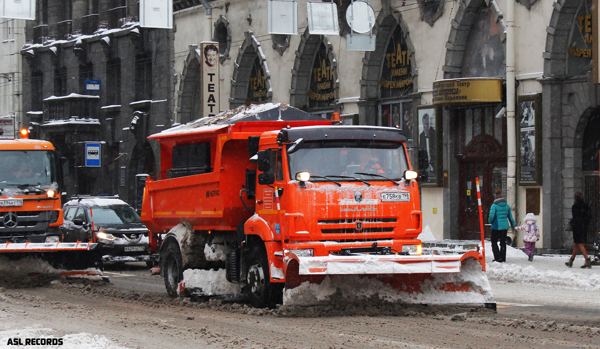 Санкт-Петербург, № Е 758 КВ 198 — КамАЗ-53605-A5(48)