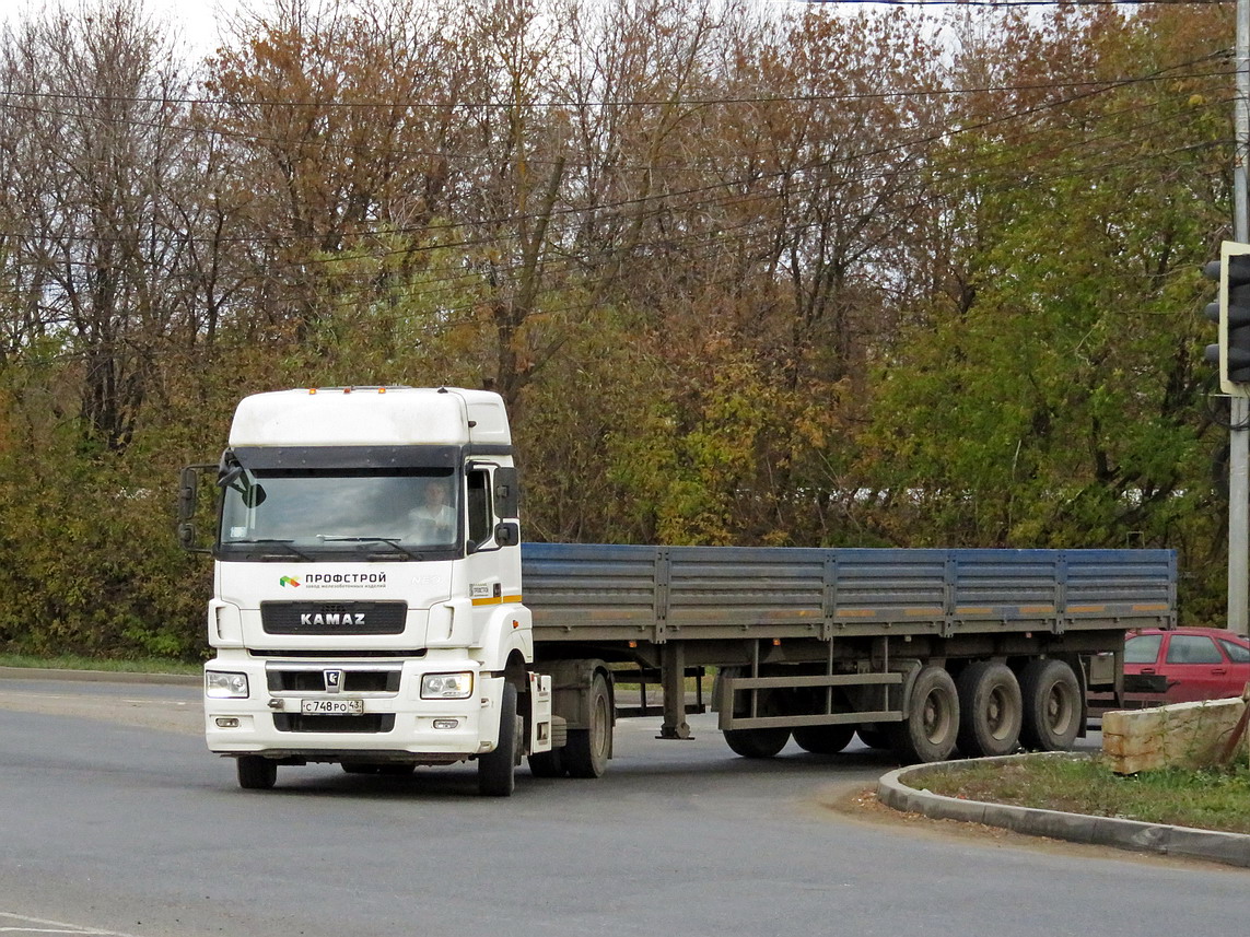 Кировская область, № С 748 РО 43 — КамАЗ-5490-S5(87)