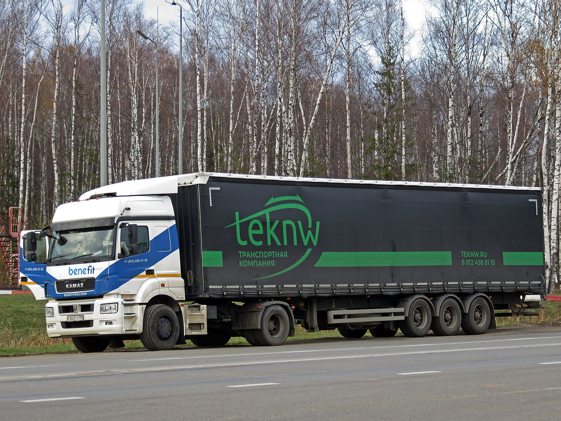 Санкт-Петербург, № Е 363 ТТ 198 — КамАЗ-5490-S5(87)