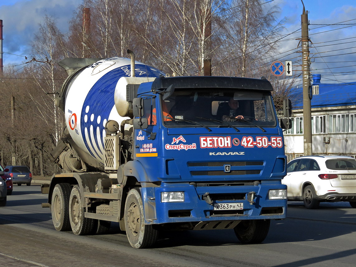 Кировская область, № Х 363 РН 43 — КамАЗ-6520-A5(48)