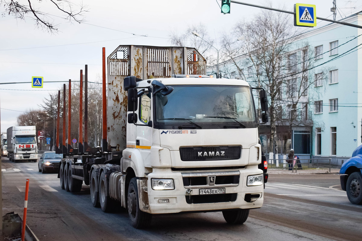 Москва, № Т 443 ЕХ 797 — КамАЗ-65206-T5(68)