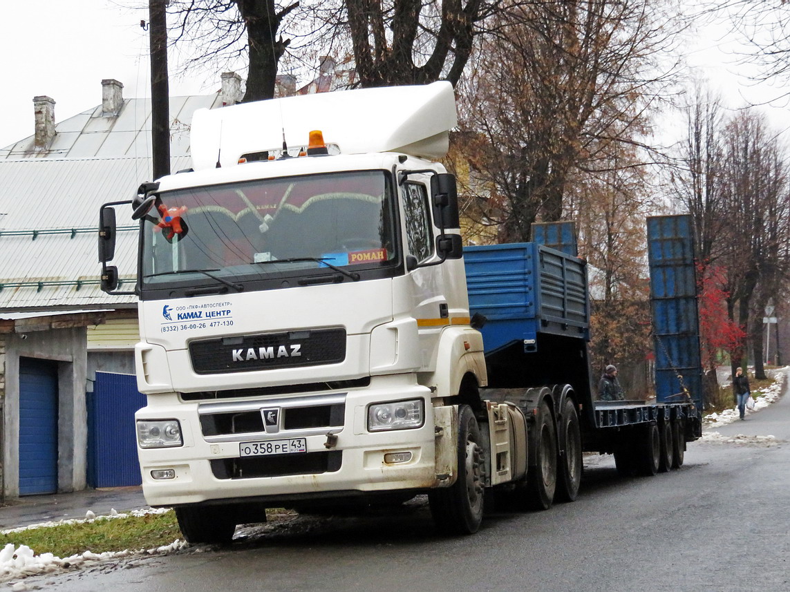 Кировская область, № О 358 РЕ 43 — КамАЗ-65206-T5(68)