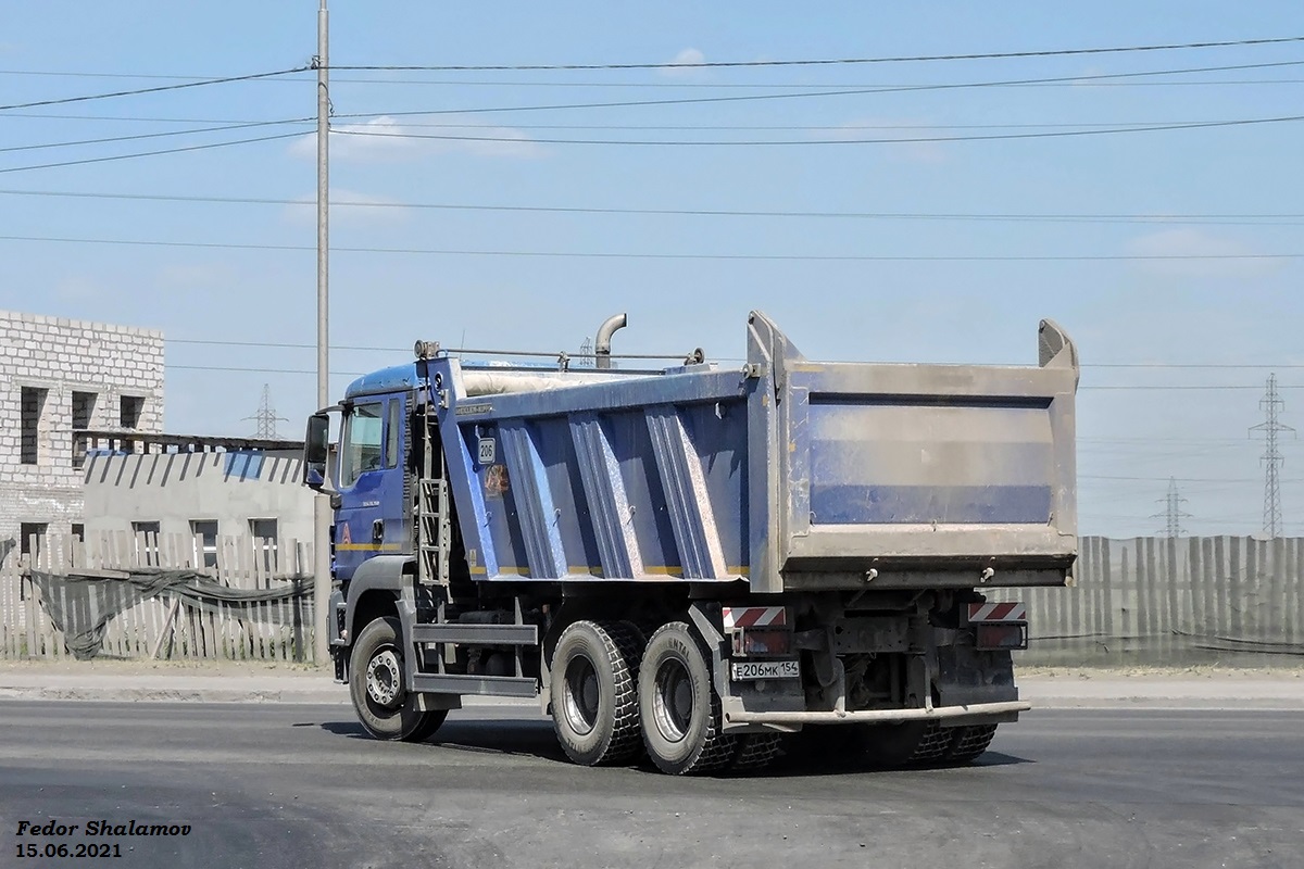 Новосибирская область, № Е 206 МК 154 — MAN TGS 33.360