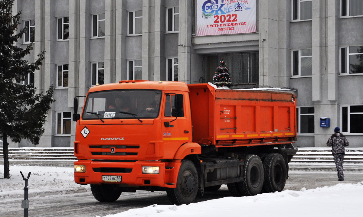 Омская область, № Т 163 НС 55 — КамАЗ-65115-L4(19)