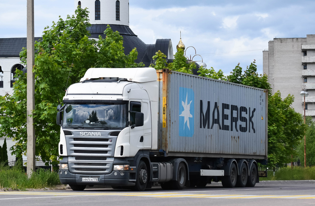 Санкт-Петербург, № О 441 СК 178 — Scania ('2004, общая модель)