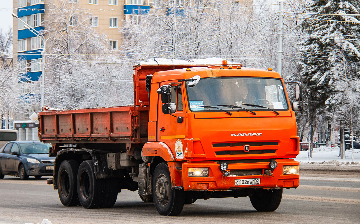 Башкортостан, № С 102 КВ 102 — КамАЗ-65115-L4(19)