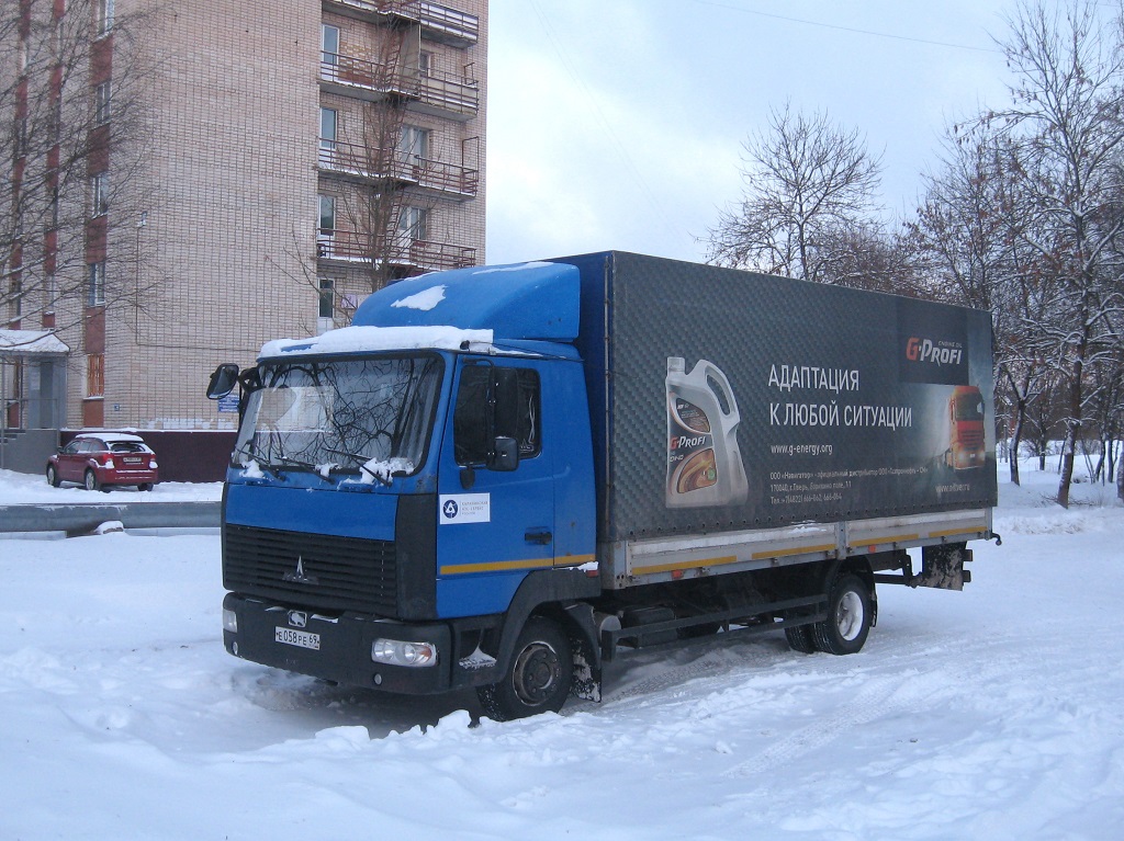 Тверская область, № Е 058 РЕ 69 — МАЗ-437143