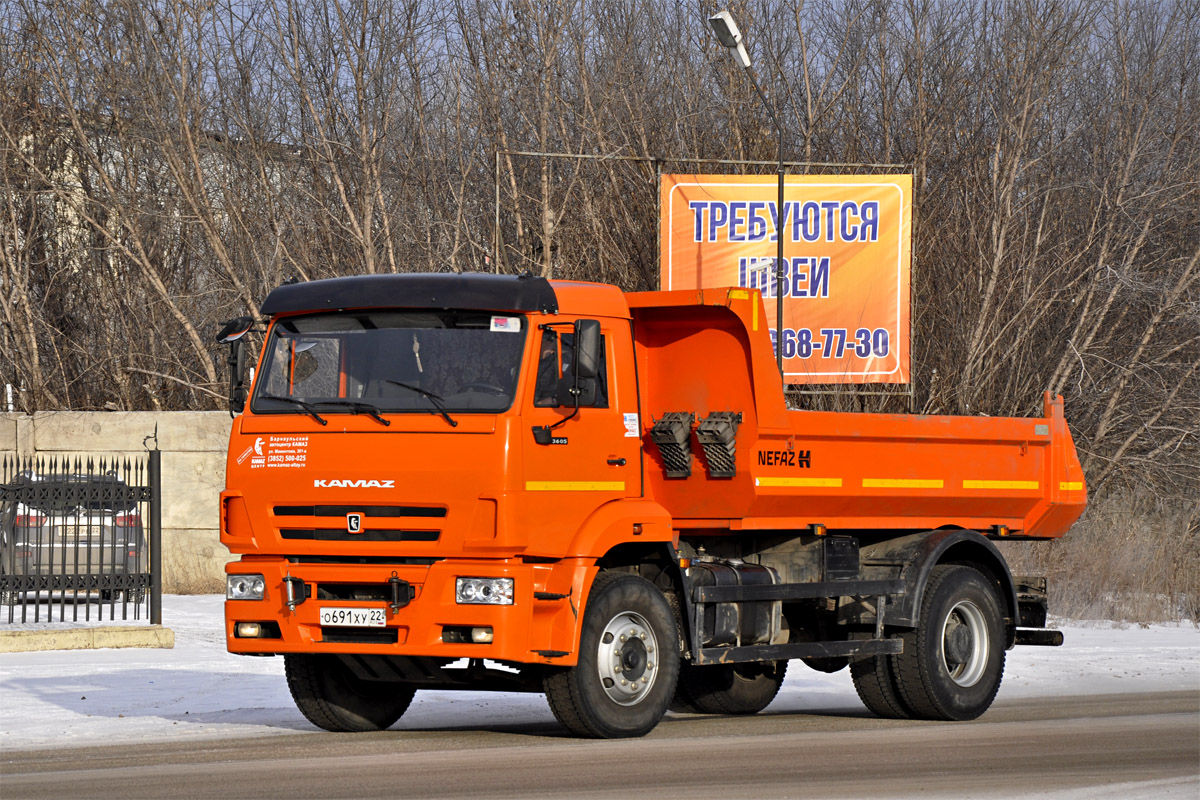 Алтайский край, № О 691 ХУ 22 — КамАЗ-53605-L4(19)