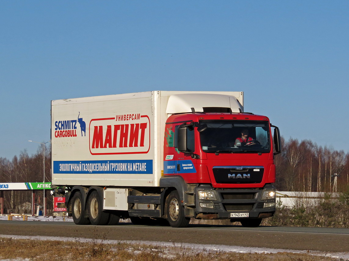 Кировская область, № Х 143 ХТ 43 — MAN TGS 28.360