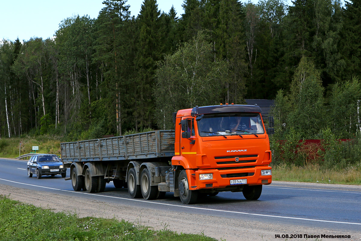 Москва, № У 351 ХА 777 — КамАЗ-65116-A4(23)