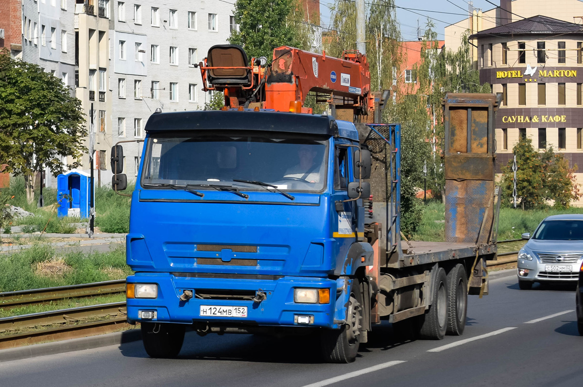 Нижегородская область, № Н 124 МВ 152 — КамАЗ-65117-A4(23)