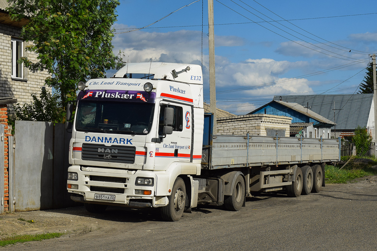 Алтайский край, № В 851 УА 22 — MAN TGA 26.410
